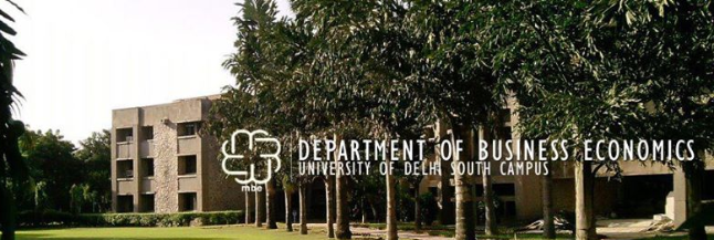 department business economics delhi university