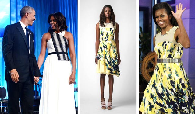 bibhu mohapatra indian fashion designer Dressed michelle obama