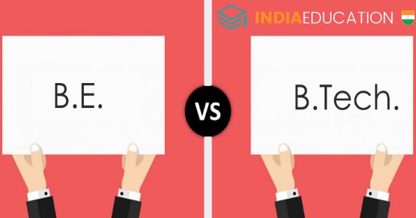 difference between be btech engineering degrees1