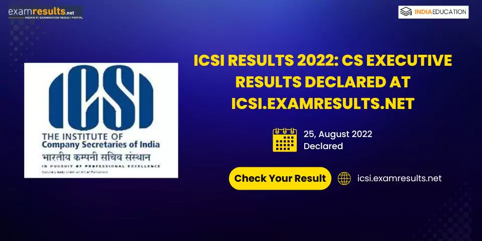ICSI executive result2022