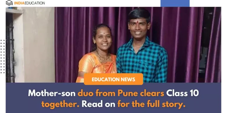 Mother son duo clear class 10th