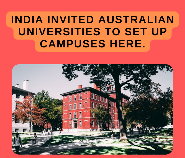 India Invited Australian Universities