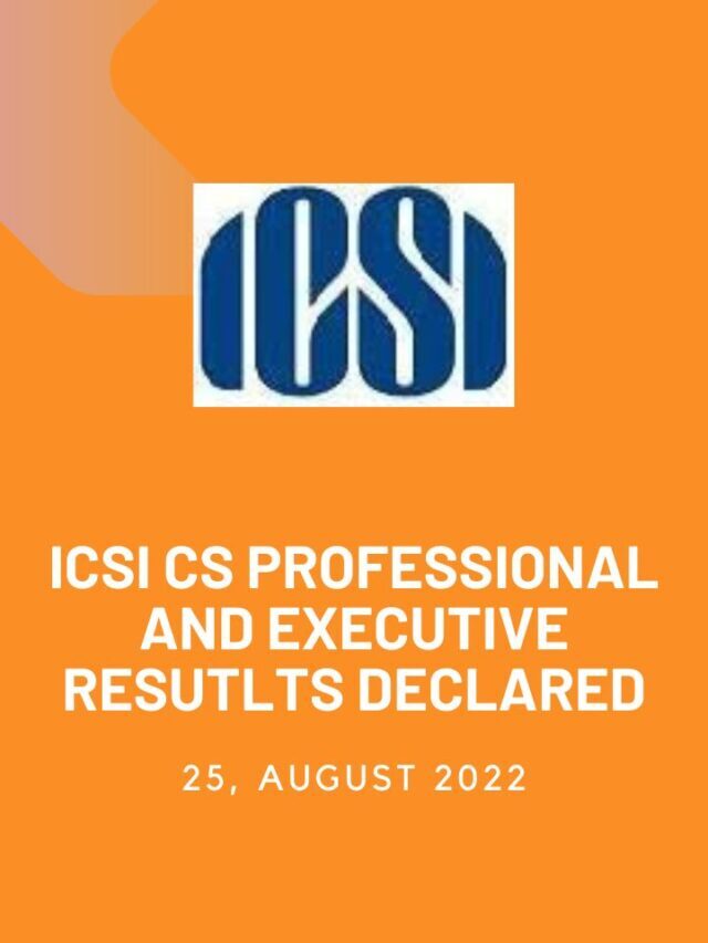 ICSI CS Professional, Executive Results Toppers List