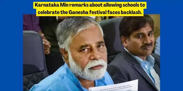Karnataka minster ganesha festival