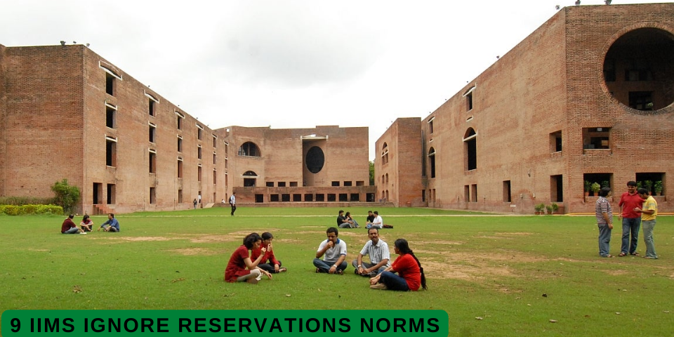 : 9 IIMs Violated Ph.D. reservation norms