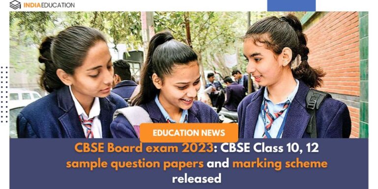 cbse class 10 and 12 sample paper