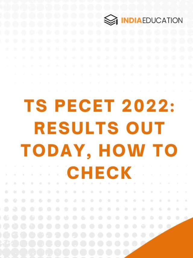 TS PECET 2022: Results Out Today, How To Check