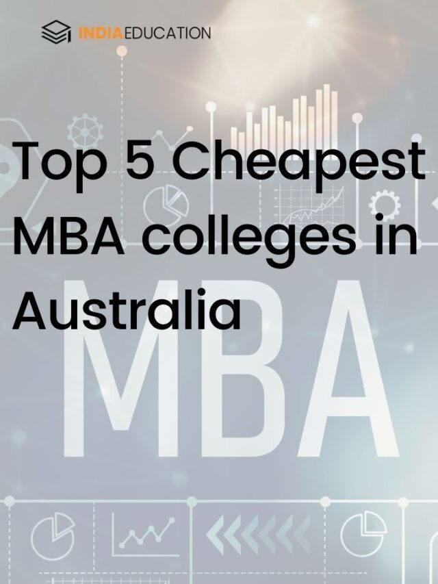 Top 5 Cheapest MBA colleges in Australia