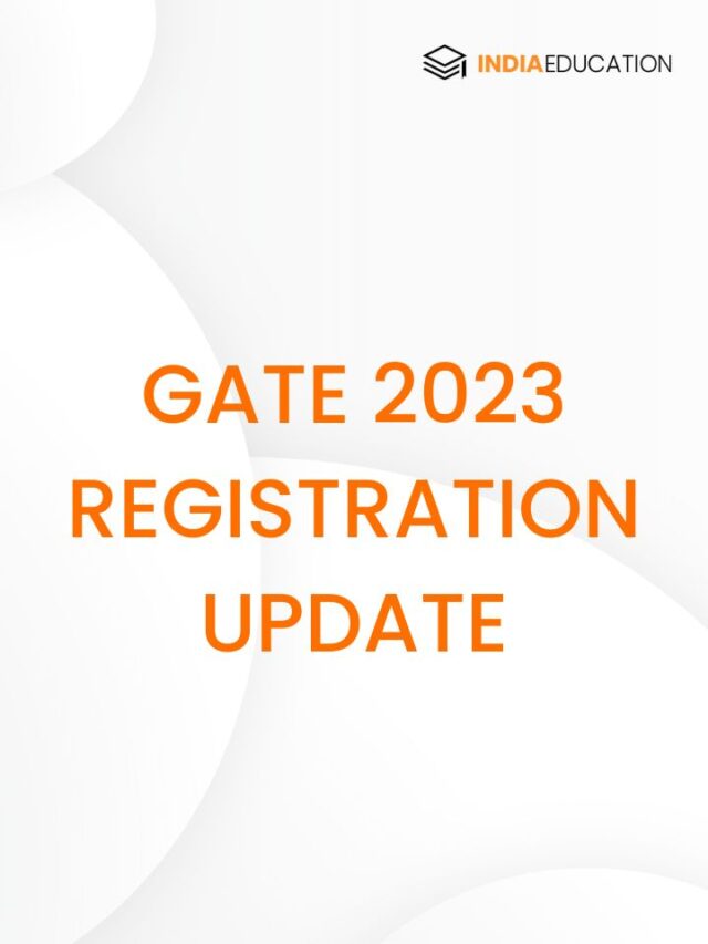 GATE 2023 Registration Update