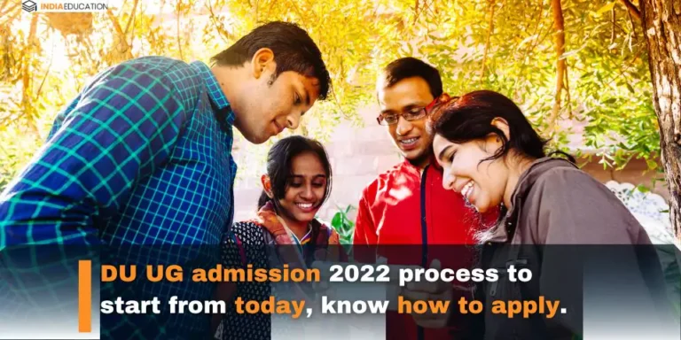 DU UG admission 2022