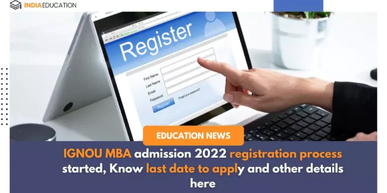 IGNOU MBA admission 2022