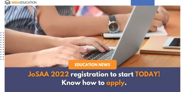 JoSAA 2022 registration