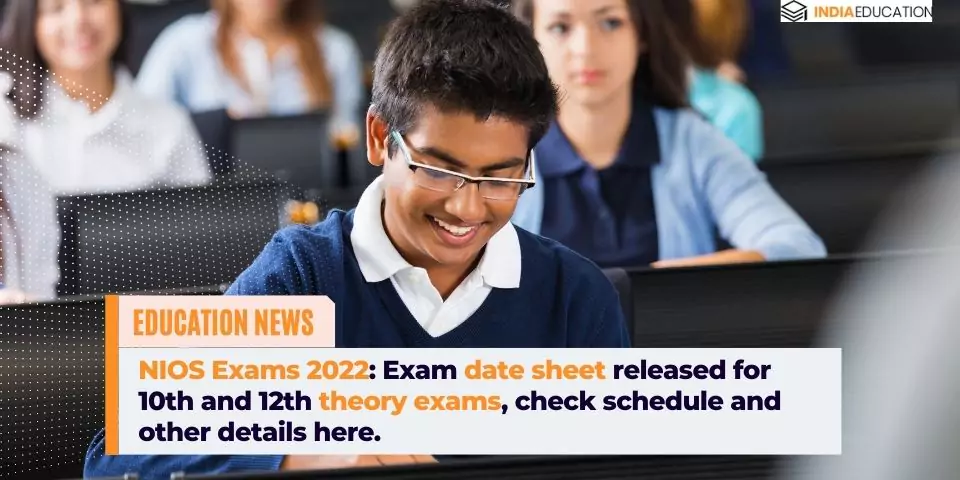 NIOS exams 2022