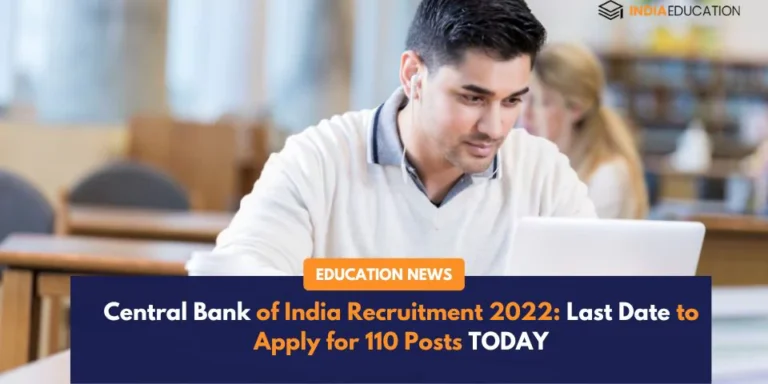 Central bank of India requirement 2022