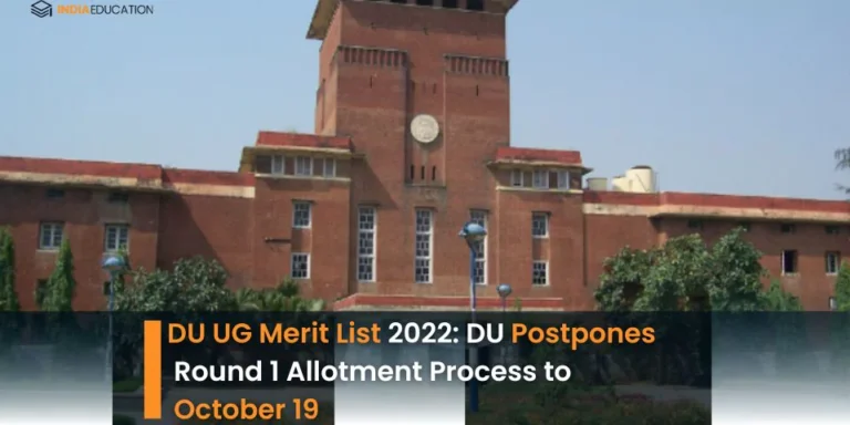 DU UG Merit list 2022