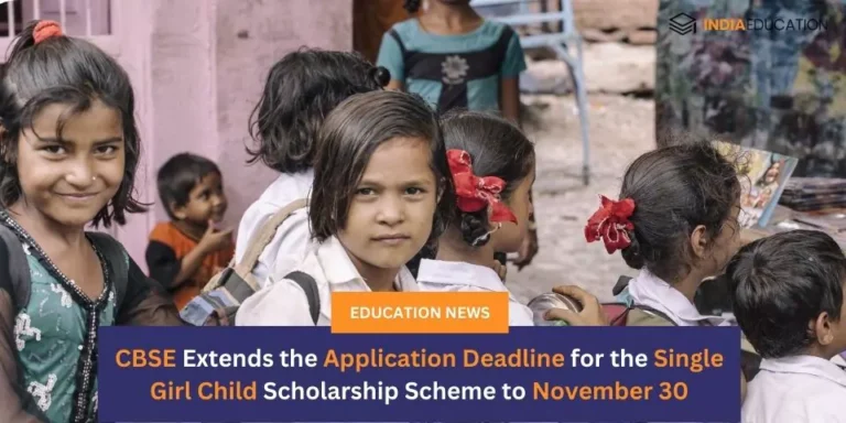 Single Girl Child Scholarship Scheme