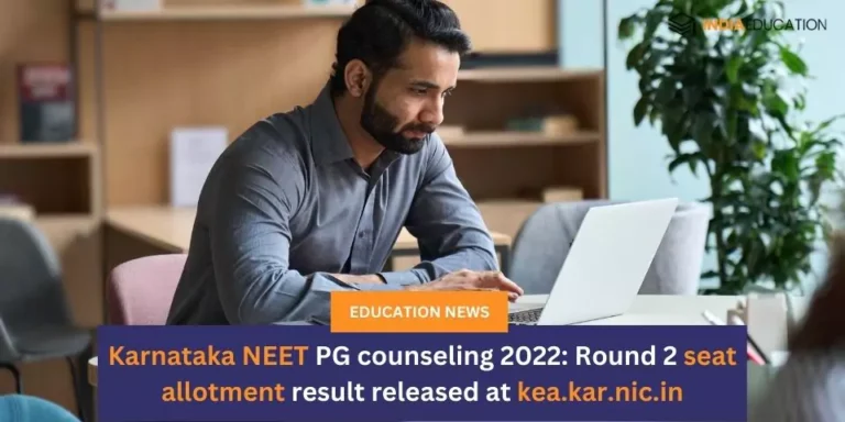 Karnataka NEET PG counseling 2022