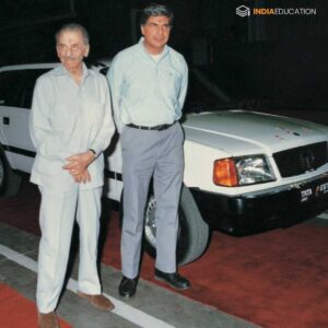 Ratan Tata with Mr. JRD Tata