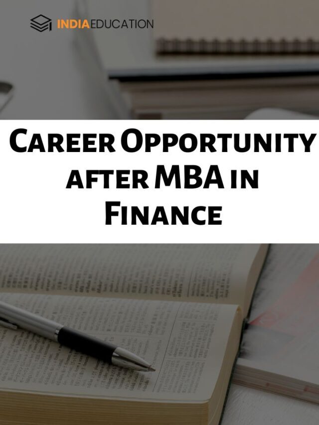 Career Opportunity after MBA in Finance