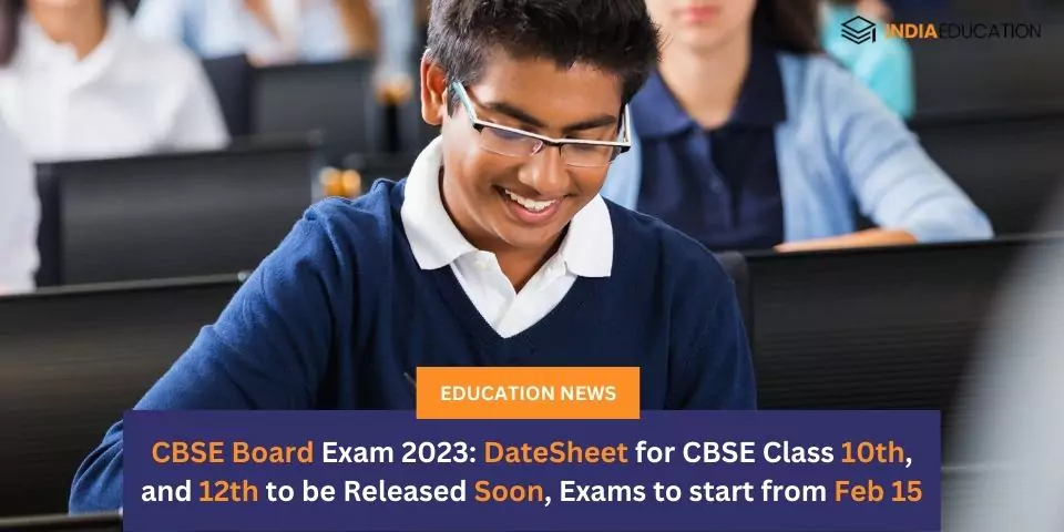 CBSE board date sheet 2023