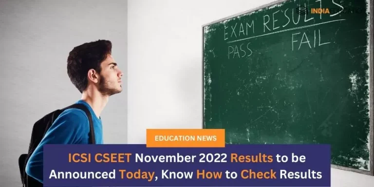 ICSI CSEET november result 2022