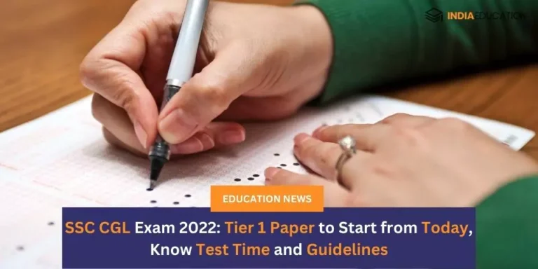 SSC CGL Exam 2022