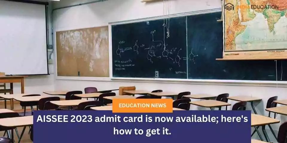 AISSEE 2023 admit card is now available