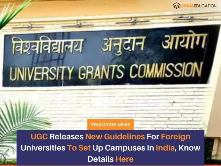 UGC guidelines for foreign universities in india