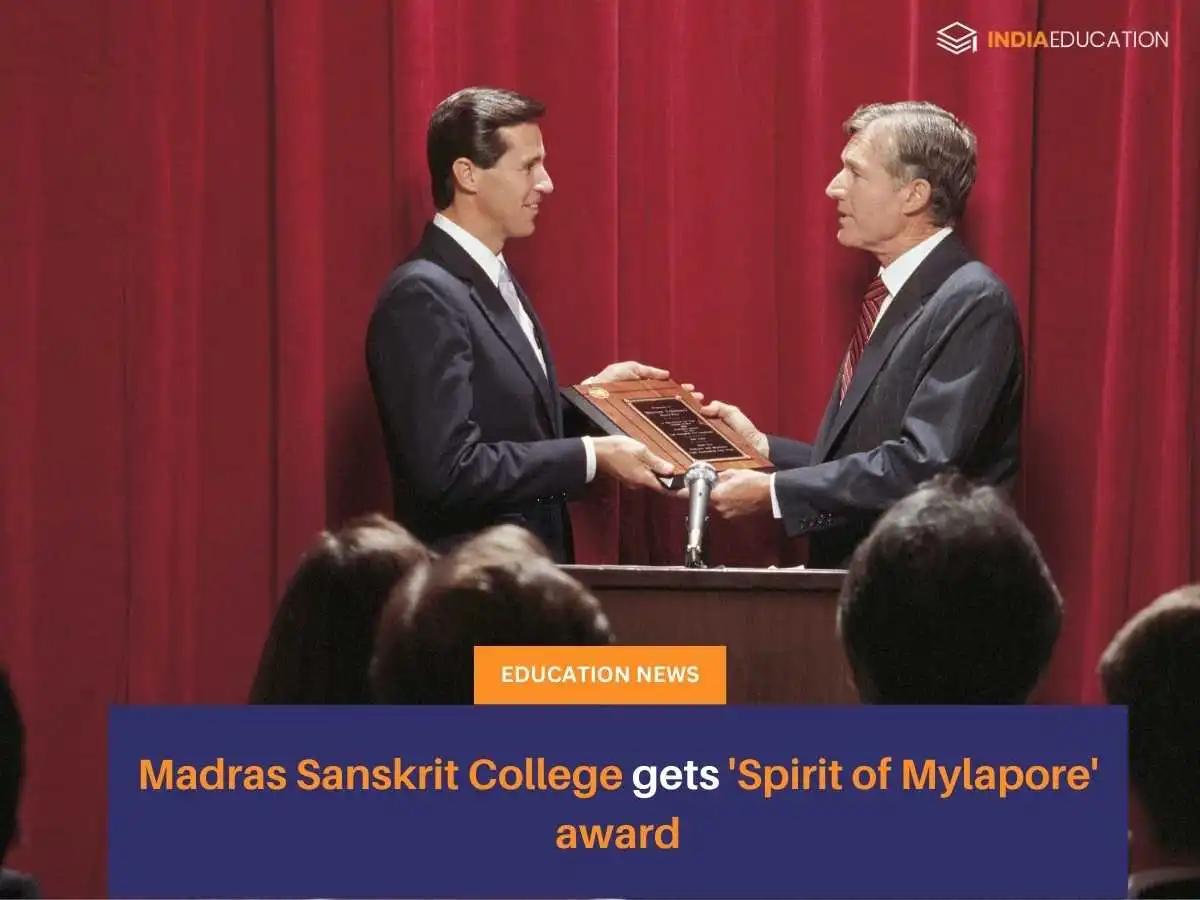 Madras Sanskrit College gets 'Spirit of Mylapore' award