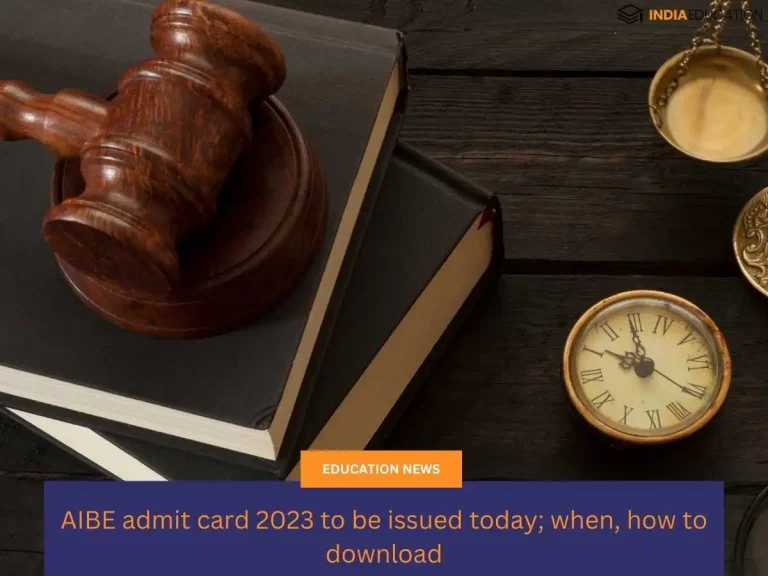 AIBE admit card 2023