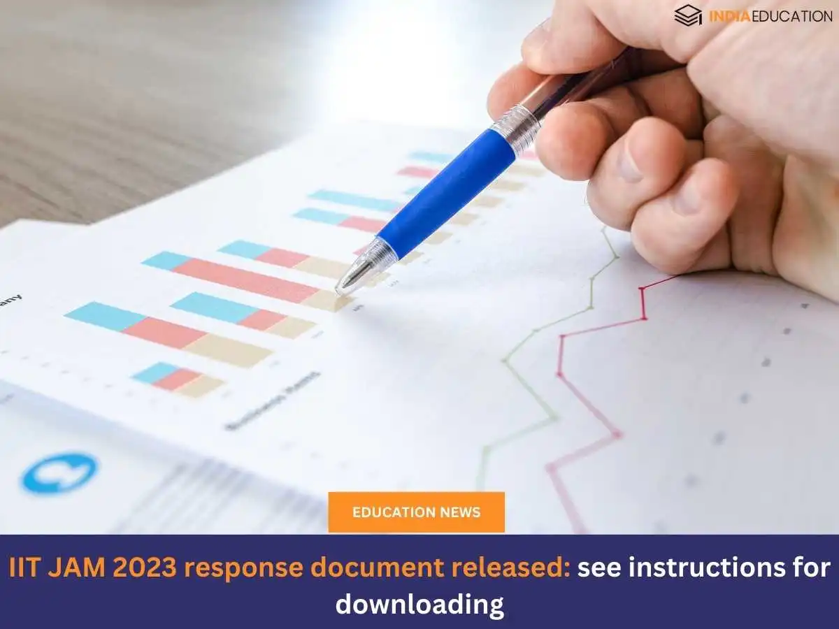 IIT JAM 2023 response document released