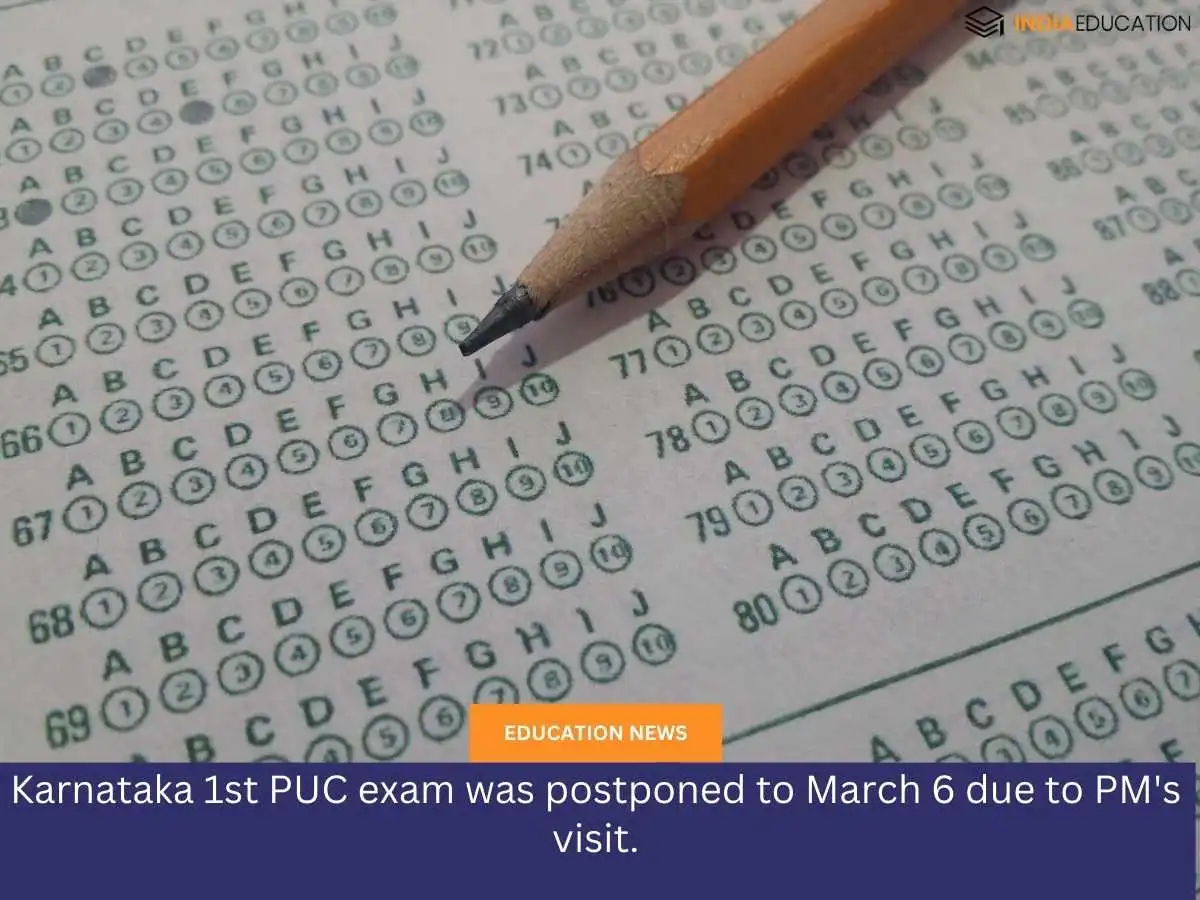 Karnataka 1st PUC exam was postponed