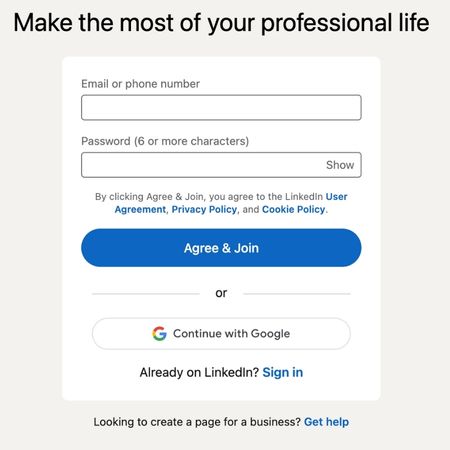 LinkedIn Learning Sign Up