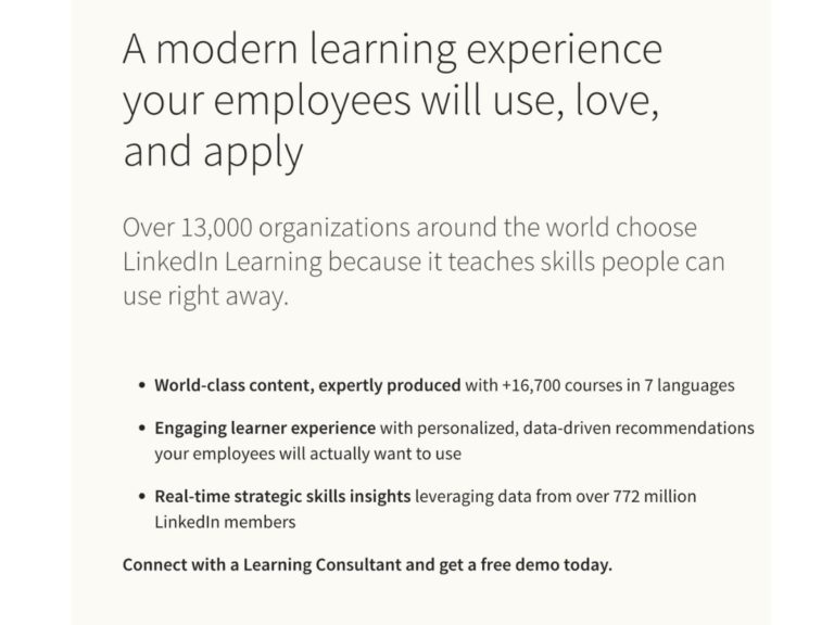 LinkedIn Learning For Teams
