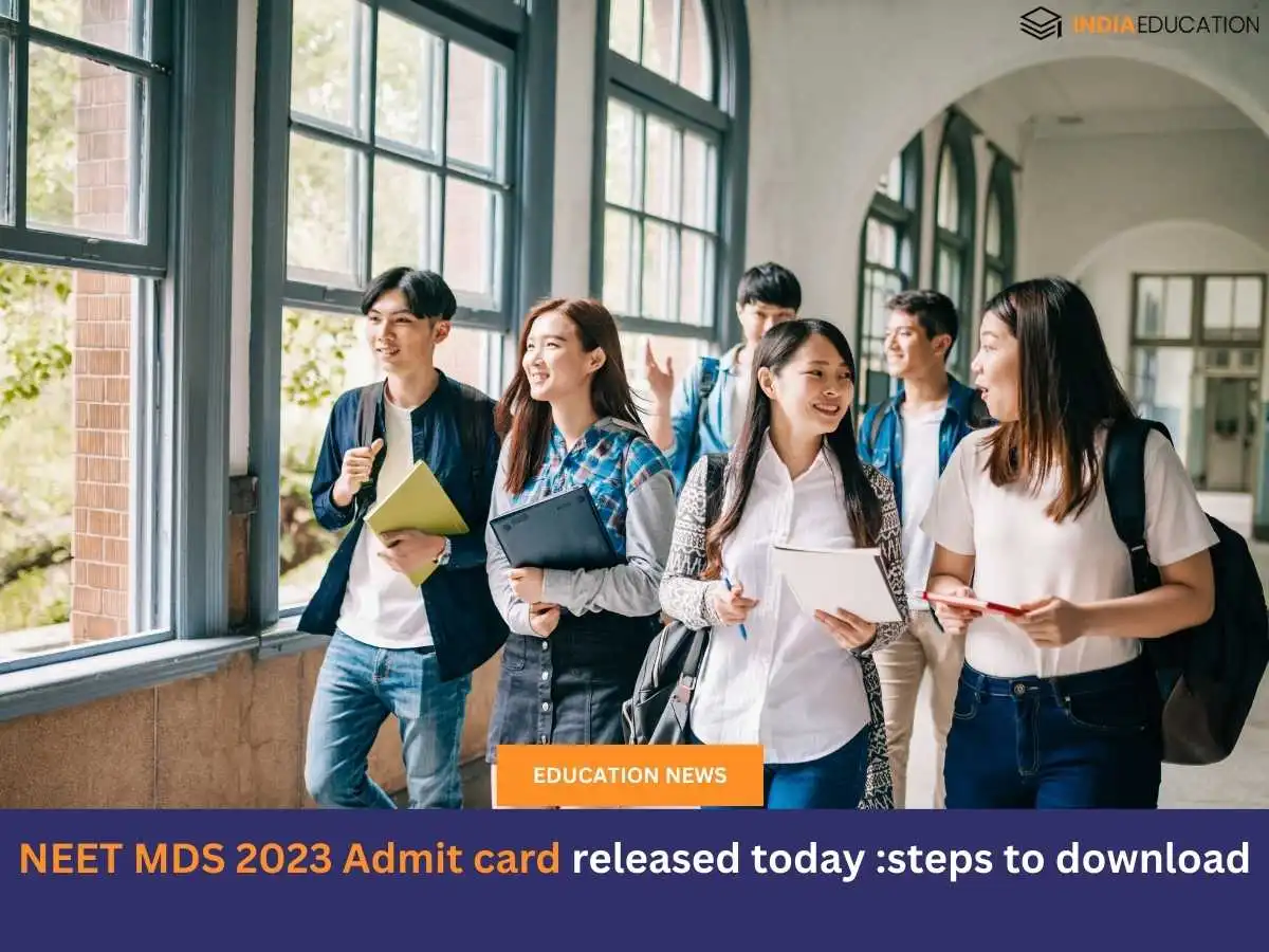 NEET MDS 2023 admit card relesed