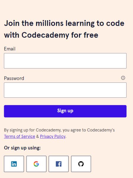 Codecademy Account