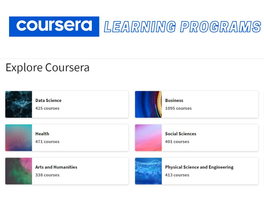 Coursera learning programs