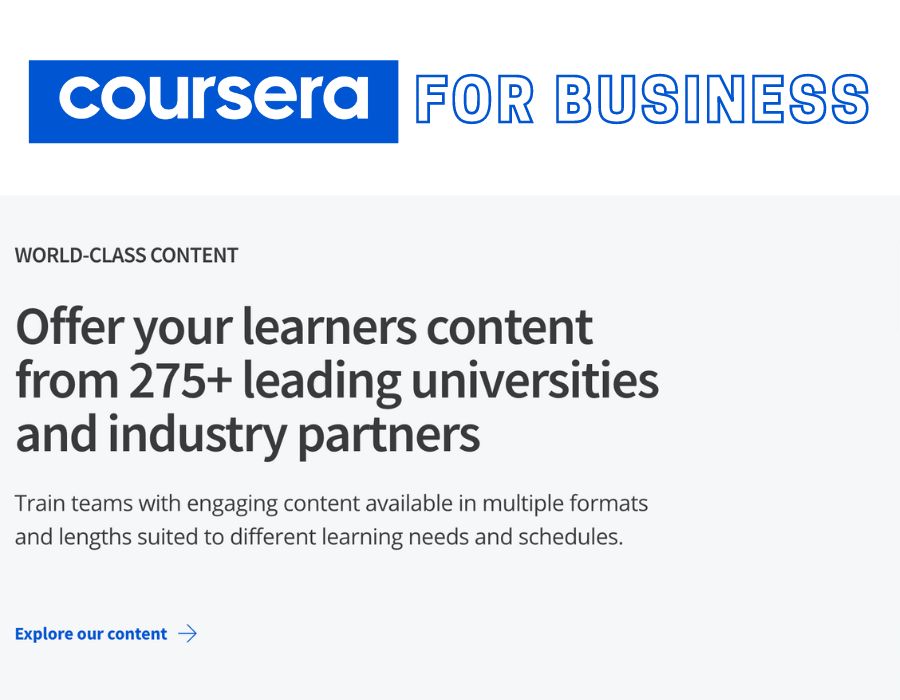 Coursera Courses for Business