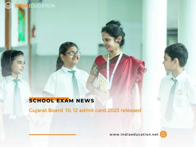Gujarat Board 10, 12 admit card 2023