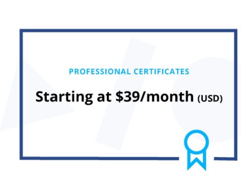 Coursera Professional Certificate