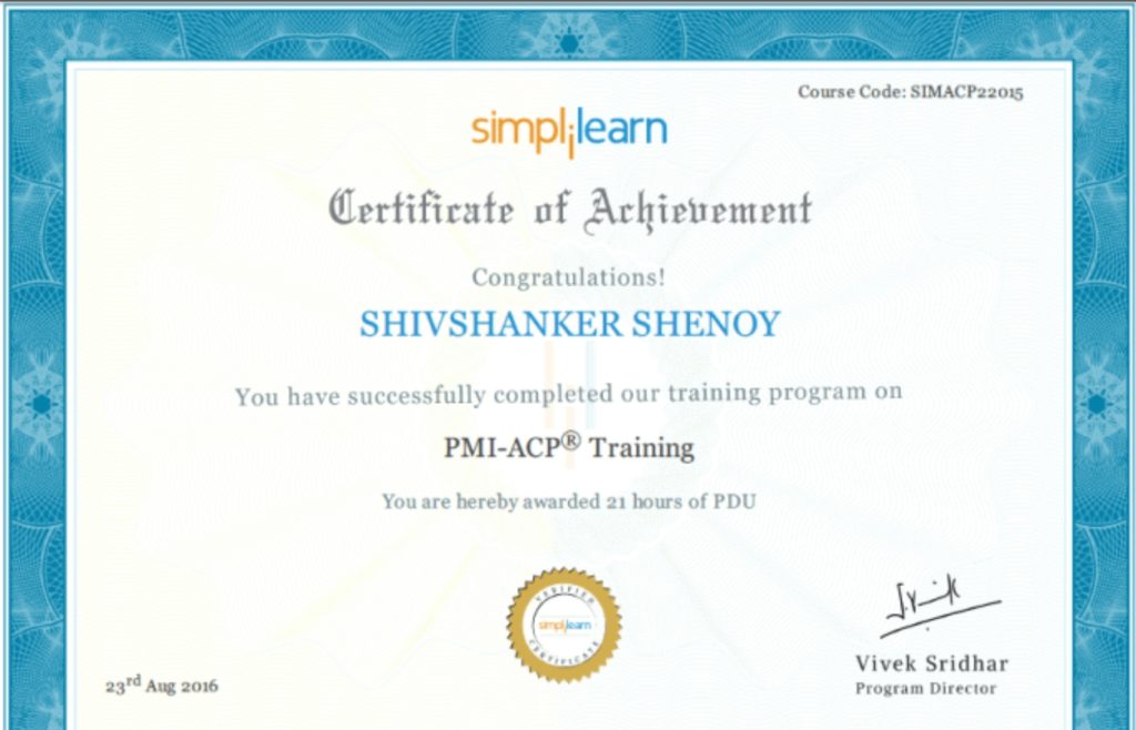 simplilearn certification