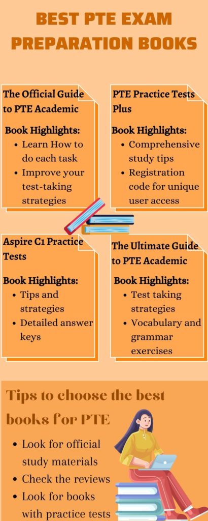 PTE exam preparation book