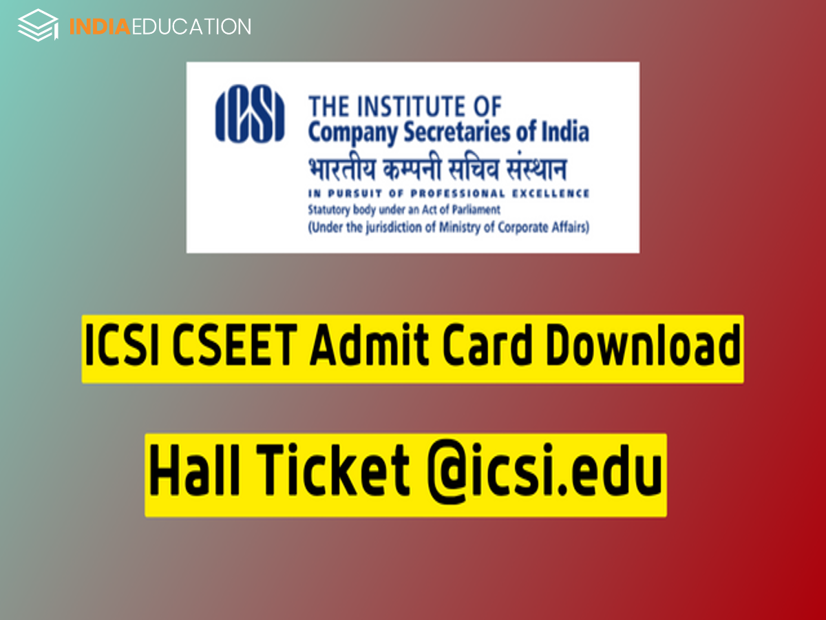 ICSI CSEET Admit Card 2023