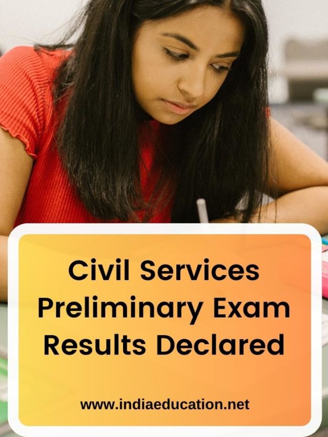 Civil Service Prelims exam result declares