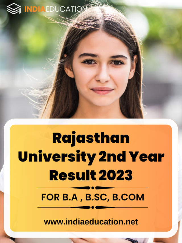 Rajasthan University 2nd Year Results 2023 Out Now