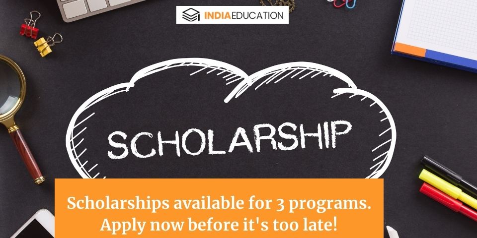 Scholarships available for 3 programs. Apply now before it's too late!