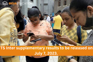 TS Inter supplementary results to be released on July 7, 2023.