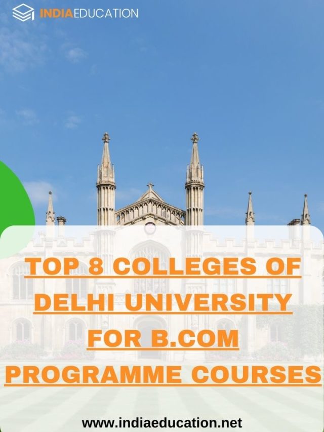 Top 8 Colleges of Delhi University for B.Com