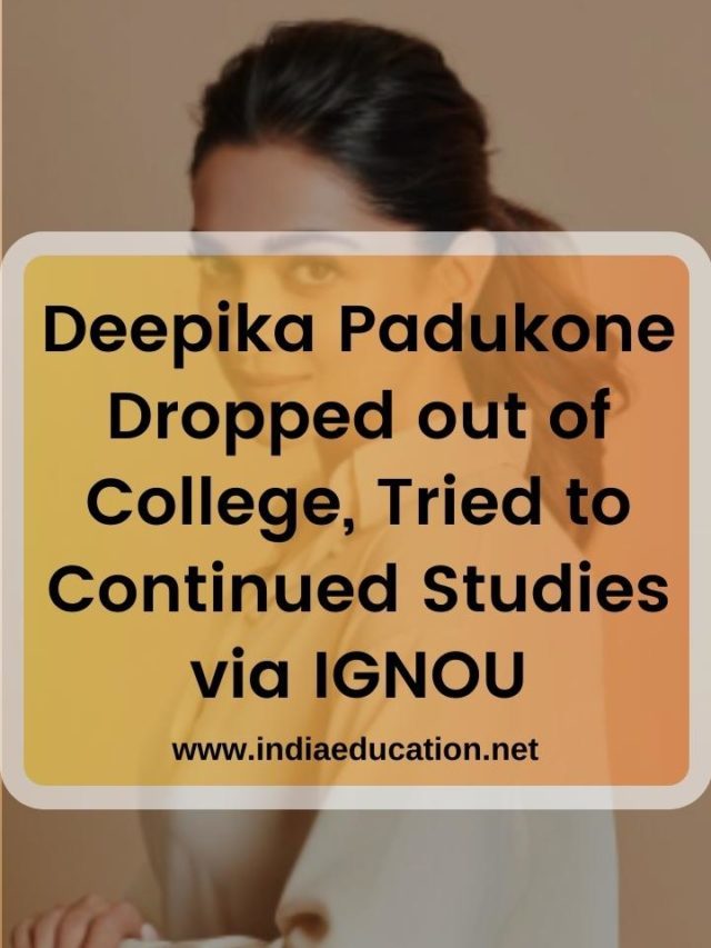 Deepika Padukone Dropped out of College, Tried to Continued Studies via IGNOU