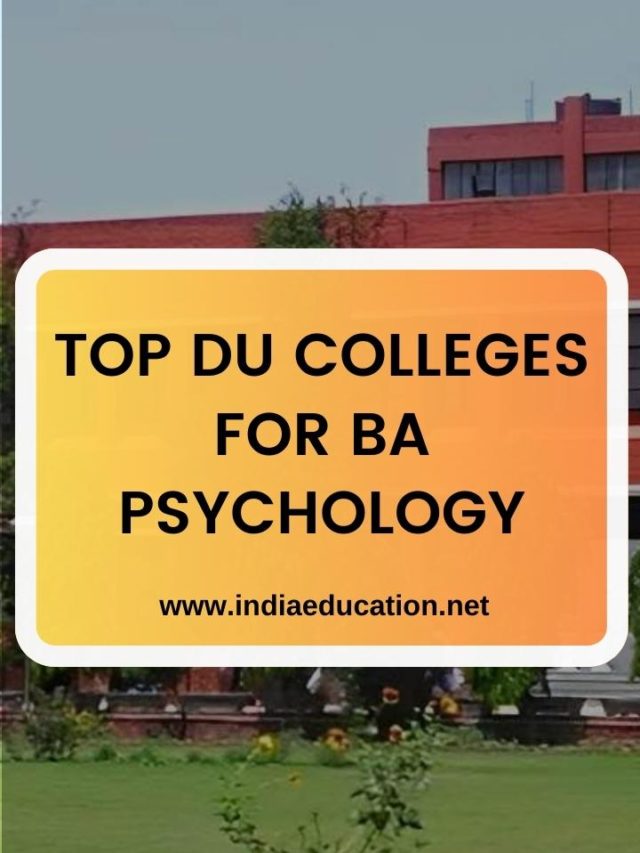 TOP DU COLLEGES FOR BA PSYCHOLOGY